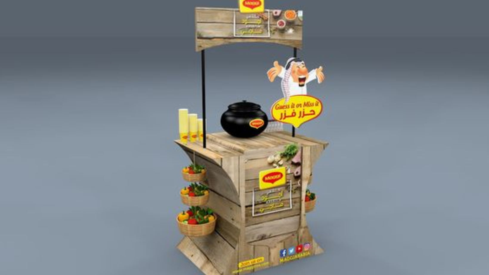 thiet ke booth sampling